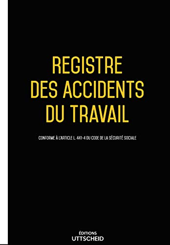 Imagen de archivo de Registre des Accidents du travail a la venta por Revaluation Books