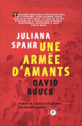 Stock image for Une arme d'amants [Broch] Spahr, Juliana for sale by BIBLIO-NET
