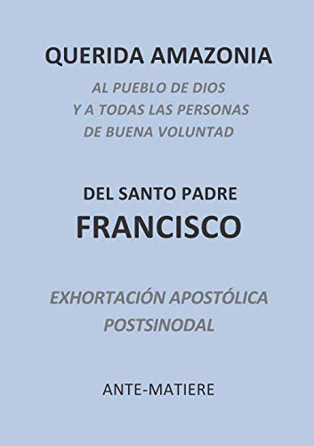 Imagen de archivo de QUERIDA AMAZONIA - EXHORTACION APOSTOLICA POSTSINODAL - AL PUEBLO DE DIOS Y A TODAS LAS PERSONAS DE BUENA VOLUNTAD a la venta por Revaluation Books