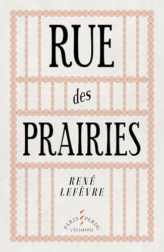 Beispielbild fr RUE DES PRAIRIES zum Verkauf von BOOKIT!