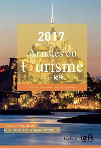 Beispielbild fr 2017 Annales du Tourisme zum Verkauf von Ammareal