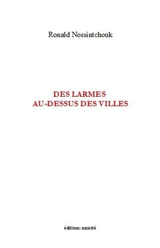 Stock image for Des larmes au-dessus des villes for sale by Gallix