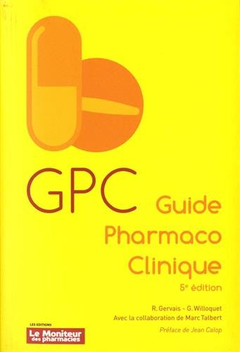 Beispielbild fr GPC Guide Pharmaco Clinique zum Verkauf von Ammareal