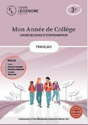 Stock-Bild f�r Mon ann�e de coll�ge - Cahier de cours et d'entra�nement - Fran�ais - 3�me: Cours ? Bilan-test - Exercices - Fiches de synth�se - Corrig�s - Sujets brevet