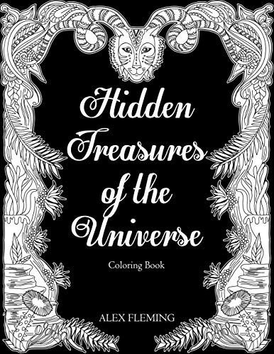 Stock image for Hidden Treasures Of The Universe: Midnight Edition: A Mystically Beautiful Coloring Book For Adults [FRENCH LANGUAGE - Soft Cover ] for sale by booksXpress