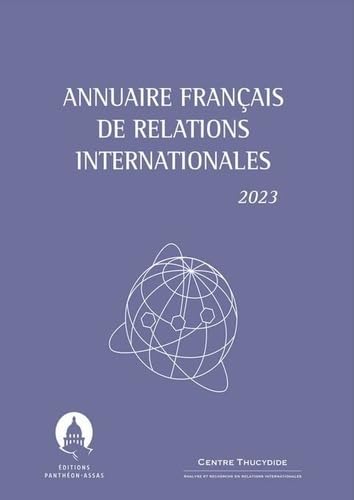 Beispielbild fr Annuaire franais de relations internationales 2023 (Tome 24) zum Verkauf von Gallix