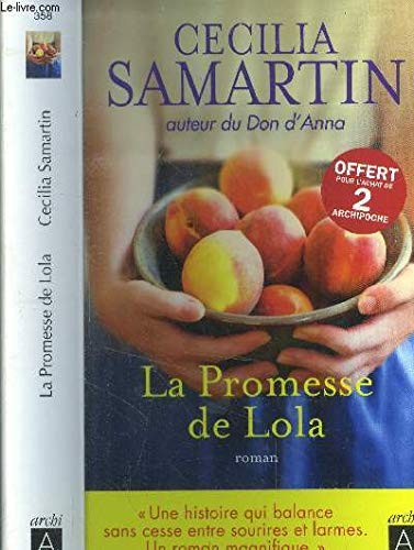 Beispielbild fr La promesse de Lola zum Verkauf von Ammareal