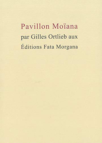 Beispielbild fr Pavillon Moana zum Verkauf von Gallix