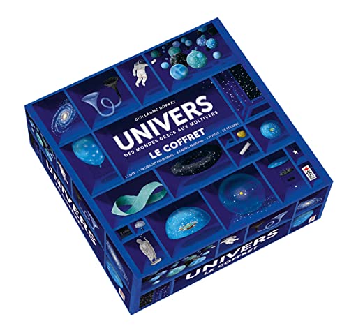 9782378012014: Coffret Univers: Avec 1 livre, 1 passeport pour Mars, 6 cartes phospho, 1 poster gant , 21 stickers (HC Saltimbanque Documentaires)