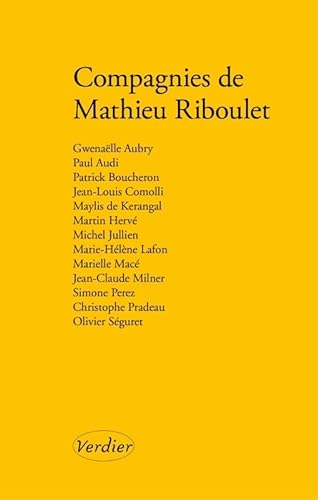 9782378560478: Compagnies de Mathieu Riboulet