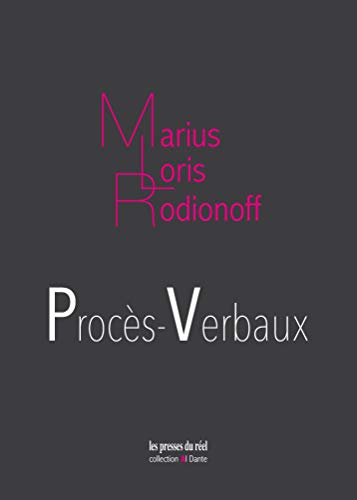 Stock image for Procs-verbaux for sale by medimops