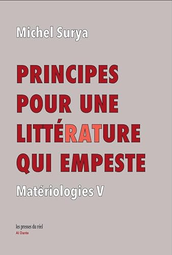 Stock image for Principes pour une littrature qui empeste: Matriologies V for sale by medimops