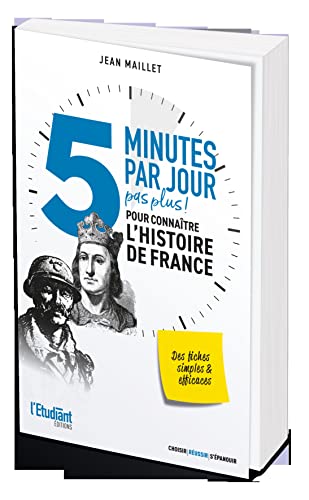 Imagen de archivo de 5 minutes par jour pas plus ! pour connatre l'Histoire de France a la venta por Librairie Th  la page