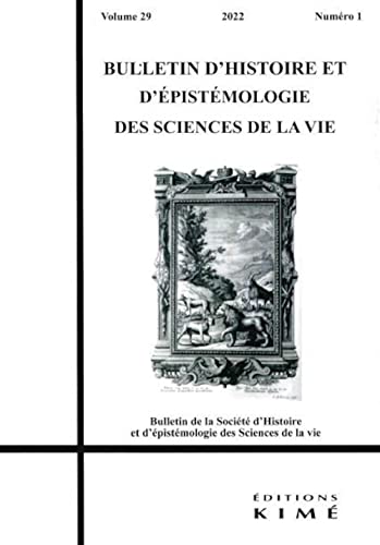 Beispielbild fr Bulletin d'histoire et d'pistmologie des sciences de la vie, v, 29, no 01 zum Verkauf von Librairie La Canopee. Inc.