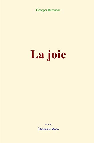 Imagen de archivo de La joie (French Edition) a la venta por Books Unplugged