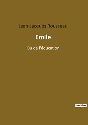 Stock image for Emile:Ou de l'ducation -Language: french for sale by GreatBookPrices