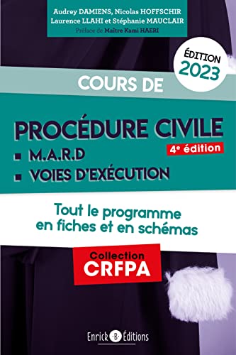 Stock image for Cours De Procdure Civile 2023 : Mard, Voies D'excution : Tout Le Programme En Fiches Et En Schmas for sale by RECYCLIVRE