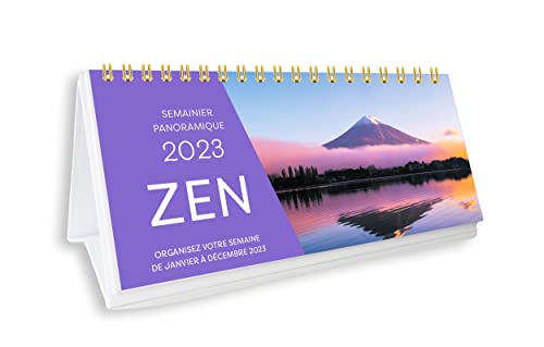 Beispielbild fr Semainier panoramique 2023 - Zen - 1 photo par semaine zum Verkauf von medimops