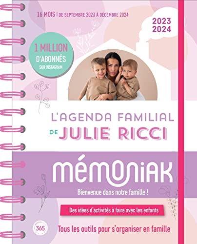 Beispielbild fr Agenda familial mensuel de Julie Ricci Mmoniak, sept 2023-aot 2024 avec ses conseils zum Verkauf von medimops