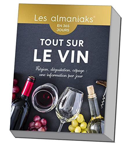 Stock image for Almaniak Tout sur le vin - Calendrier, une info par jour: Rgion, dgustation, cpage : une information par jour for sale by medimops