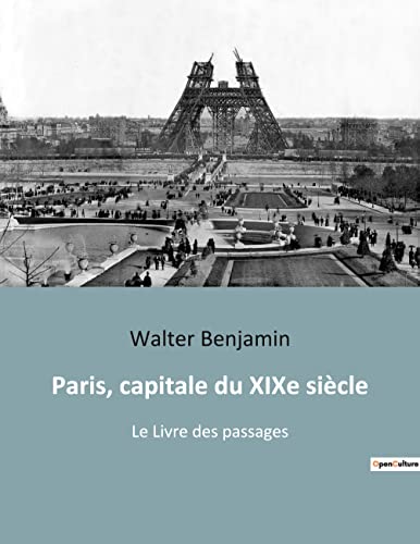 Beispielbild fr Paris, capitale du XIXe sicle: Le Livre des passages (French Edition) zum Verkauf von GF Books, Inc.