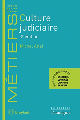 Beispielbild fr Culture judiciaire zum Verkauf von Ammareal