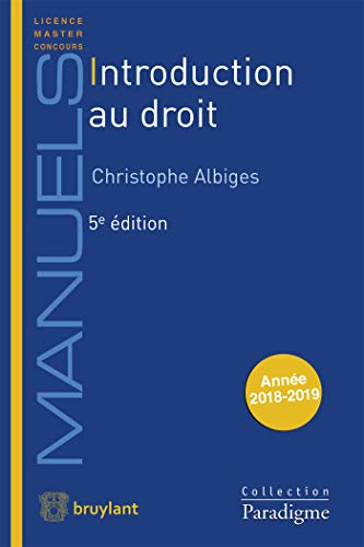 Beispielbild fr Introduction au droit zum Verkauf von Ammareal