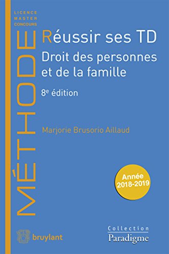 Beispielbild fr Russir ses TD: Droit des personnes et de la famille zum Verkauf von Ammareal