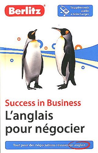 9782400230201: L'anglais pour ngocier (Success in Business)