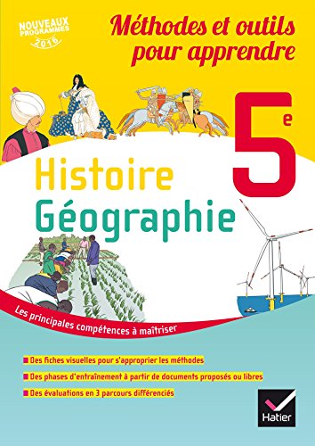 9782401000582: Mthodes et outils pour apprendre - Histoire-Gographie 5e d. 2017 - Cahier lve