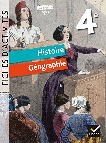 Stock image for Fiches d'activits - Histoire-Gographie 4e d. 2017 for sale by medimops