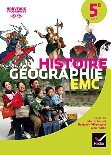 9782401020153: Histoire-Gographie EMC 5e - Manuel de l'lve - Nouveau programme 2016