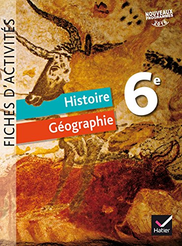 Stock image for Histoire-Gographie 6e d. 2016 - Fiches d'activits for sale by medimops