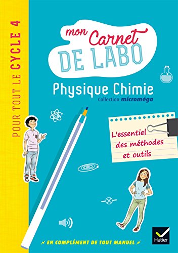 9782401021686: Physique Chimie Cycle 4: Mon carnet de labo