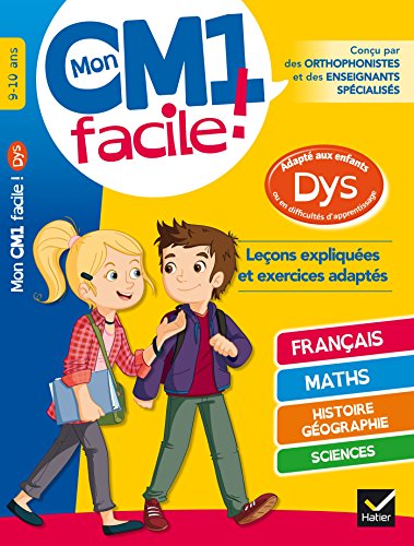 9782401025721: Mon CM1 facile ! adapt aux enfants DYS et en difficults d'apprentissage