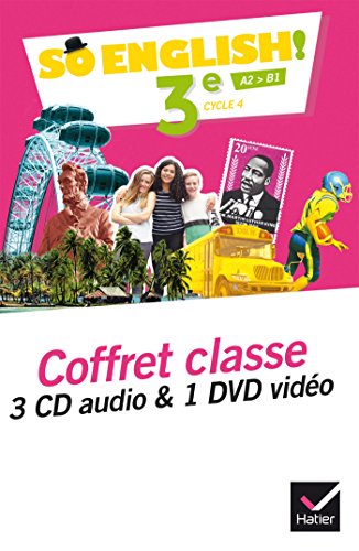 Beispielbild fr So English! - Anglais 3e d. 2017 - Coffret CD / DVD classe zum Verkauf von Gallix