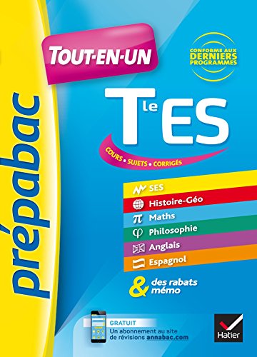 Beispielbild fr Prpabac Tout-en-un Tle ES: tout pour rviser le Bac ES zum Verkauf von Ammareal