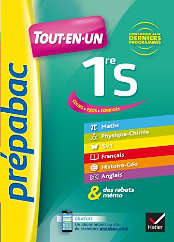 Stock image for Tout-en-un, 1re S : Cours, Exos, Corrigs : Conforme Aux Derniers Programmes for sale by RECYCLIVRE