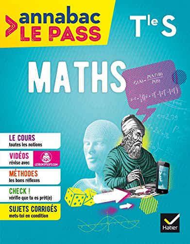 Beispielbild fr Maths Tle S: cours, mthodes, sujets corrigs. et vidos zum Verkauf von Ammareal