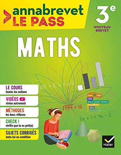 Stock image for Annabrevet Le Pass - Maths 3e for sale by LeLivreVert