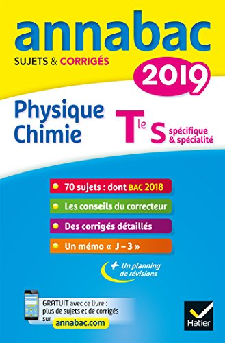 Beispielbild fr Physique Chimie Terminale S, Spcifique & Spcialit : 2019 zum Verkauf von RECYCLIVRE