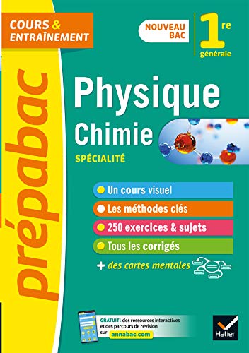 Beispielbild fr Prpabac Physique-chimie 1re gnrale (spcialit): nouveau programme de Premire zum Verkauf von Ammareal