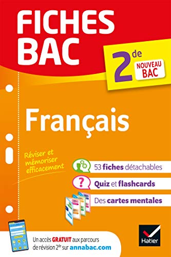 Beispielbild fr Fiches bac Franais 2de: nouveau programme de Seconde zum Verkauf von Ammareal