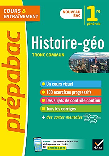 Beispielbild fr Histoire-Gographie 1re (tronc commun) - Prpabac Cours & entranement: nouveau programme de Premire zum Verkauf von medimops