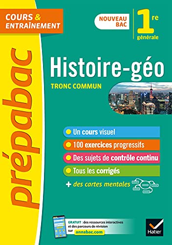 Imagen de archivo de Prpabac Histoire-Gographie 1re gnrale: nouveau programme de Premire Clavel, Christophe; Gueilhers, Grgoire; Holstein, Florence; Renaud, Jean-Philippe; Renault, Nathalie et de Sauvage, Matthieu a la venta por BIBLIO-NET