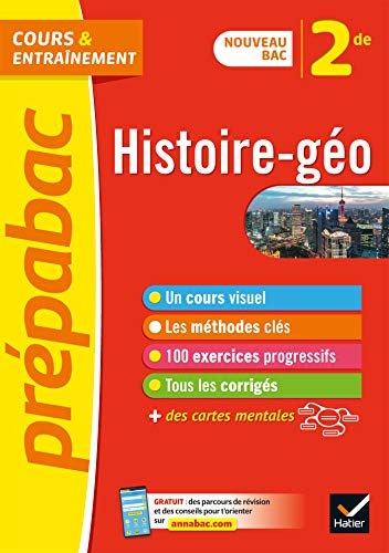 9782401052888: Histoire-gographie 2de - Prpabac: nouveau programme de Seconde 2019-2020