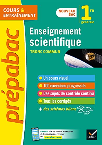 Beispielbild fr Enseignement scientifique 1re (tronc commun) - Prpabac Cours & entranement: nouveau programme de Premire zum Verkauf von medimops