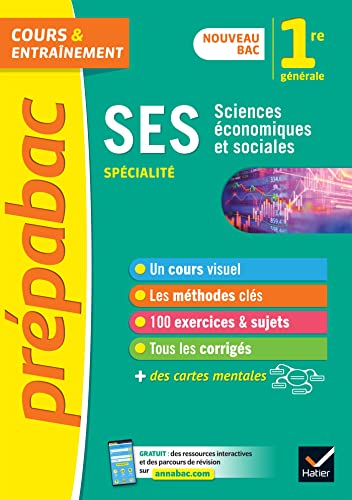 Stock image for SES 1re gnrale (spcialit) - Prpabac: nouveau programme de Premire (2020-2021) for sale by Ammareal