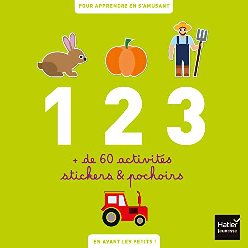 Beispielbild fr 123  la ferme, plus de 60 activit s pour apprendre les nombres en s'amusant zum Verkauf von WorldofBooks