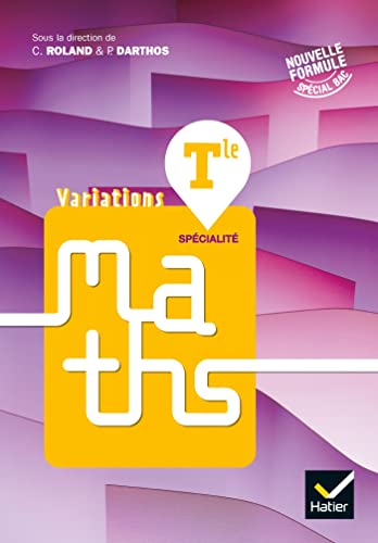 Beispielbild fr Variations Maths Tle - d. 2020 - Livre lve zum Verkauf von Gallix
